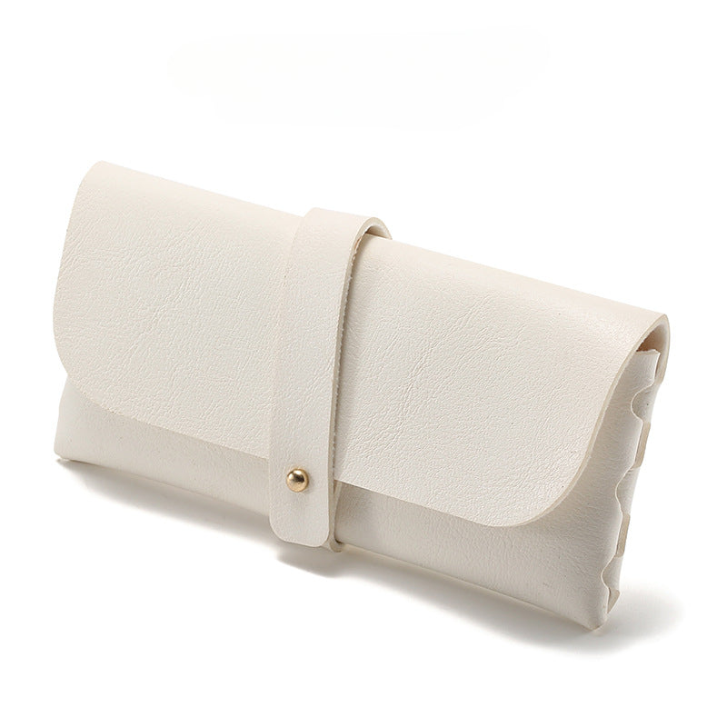 Caja de cuero de gafas de sol de nuevo estilo al por mayor