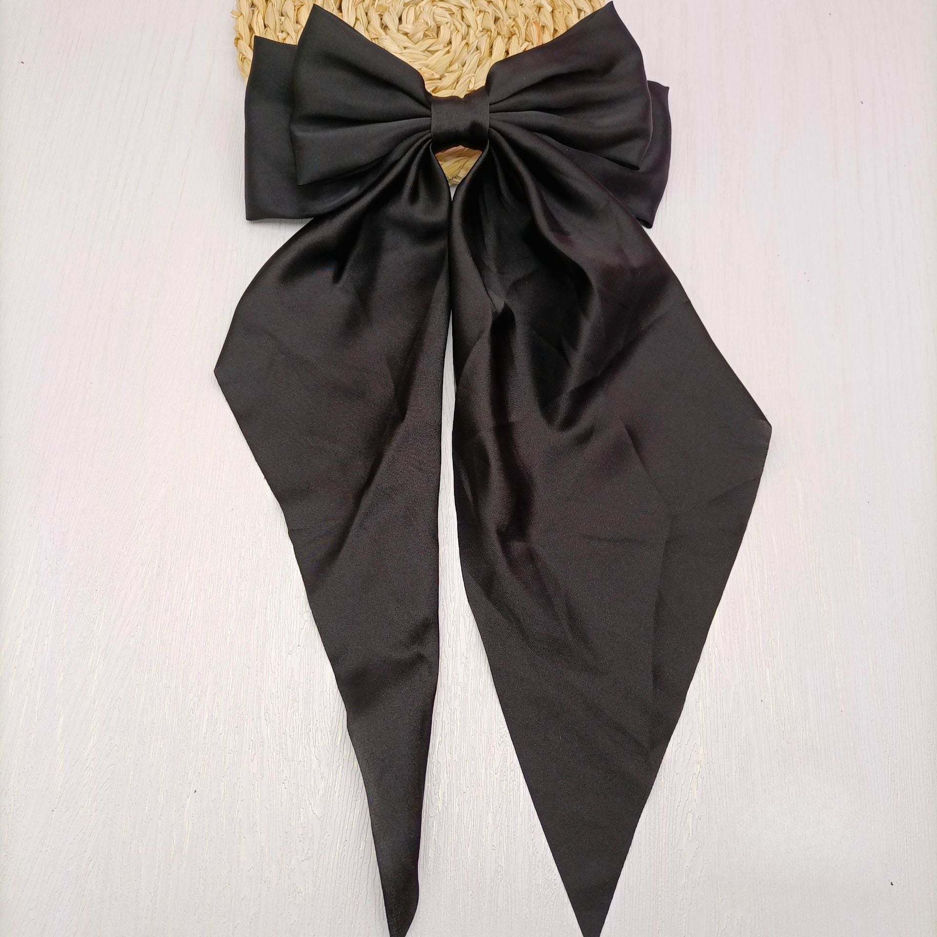 Wholesale Large Bow Silk Hair Clips