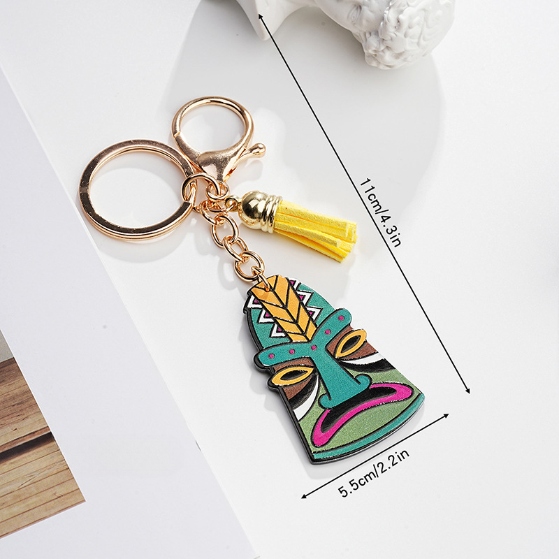 Wholesale Bohemian Funny Acrylic Keychain