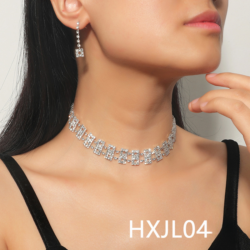 Collares de flores de diamantes al por mayor de diamantes