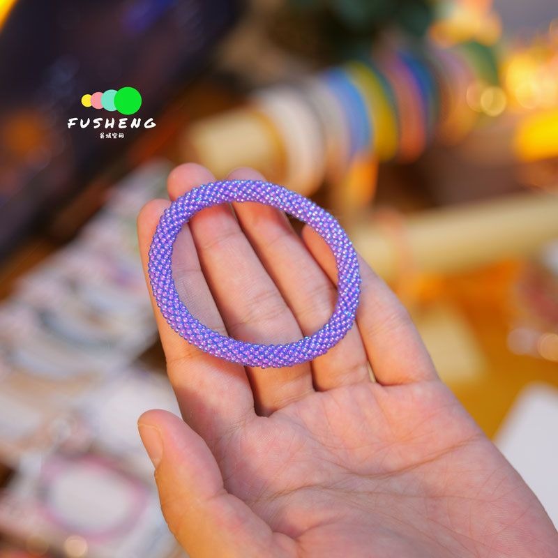 Wholesale Nepal Japanese Essential Oil Diffuser Hand-woven Solid Color Bracelet