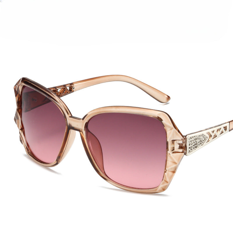 Wholesale PC Retro Large Frame Women's Sunglasses