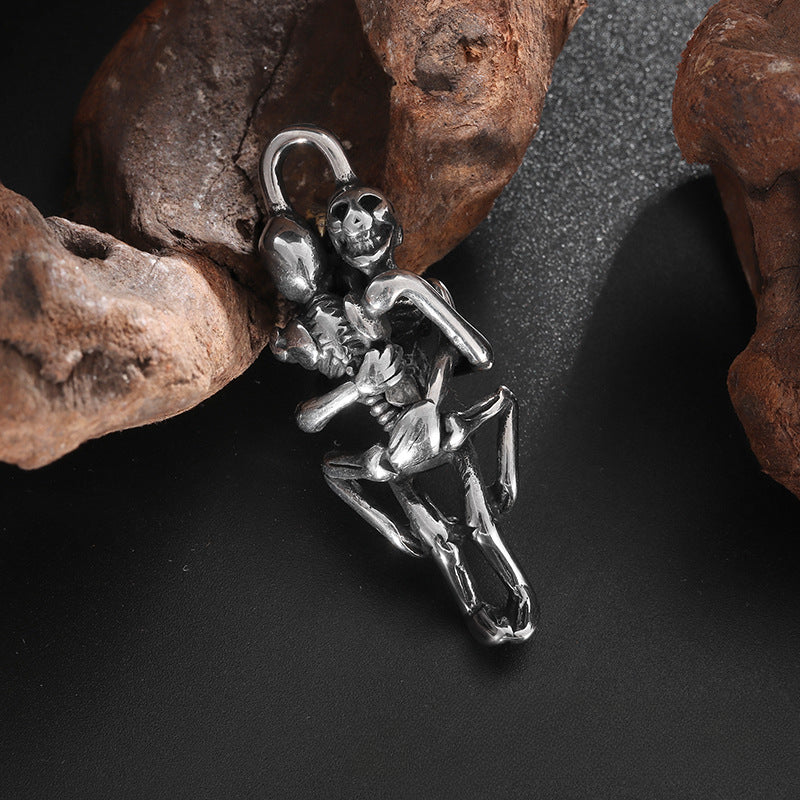 Wholesale Gothic Skull Pendant Alloy Necklaces