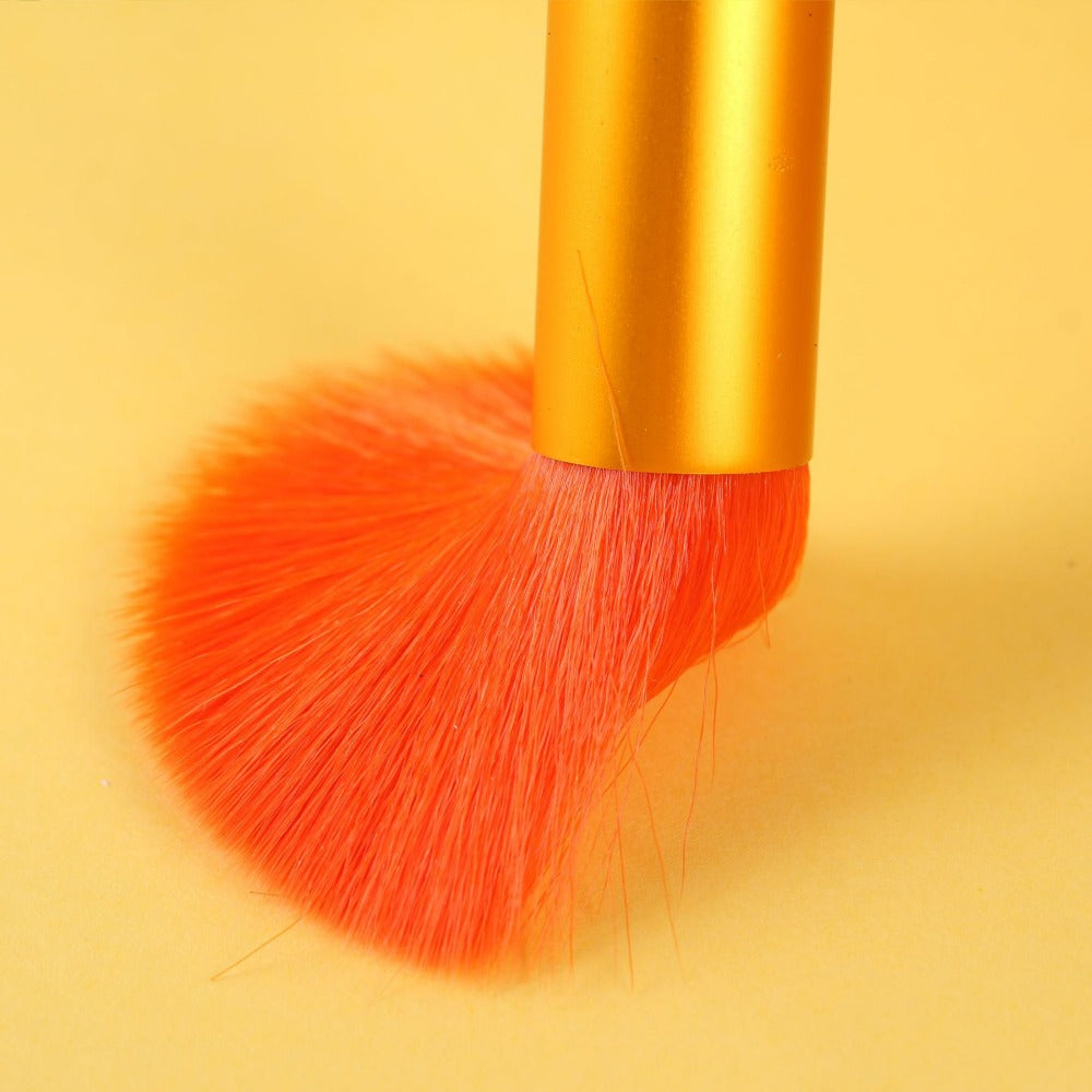 Wholesale 15pcs Watercolor Complete Set of Colorful Makeup Brushes