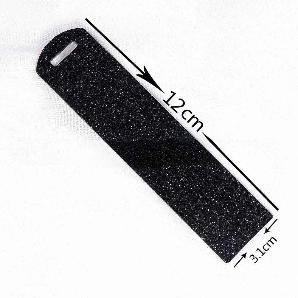 Wholesale 10pcs New Blank Glitter Acrylic Bookmark Di Pendant Card Bookmark