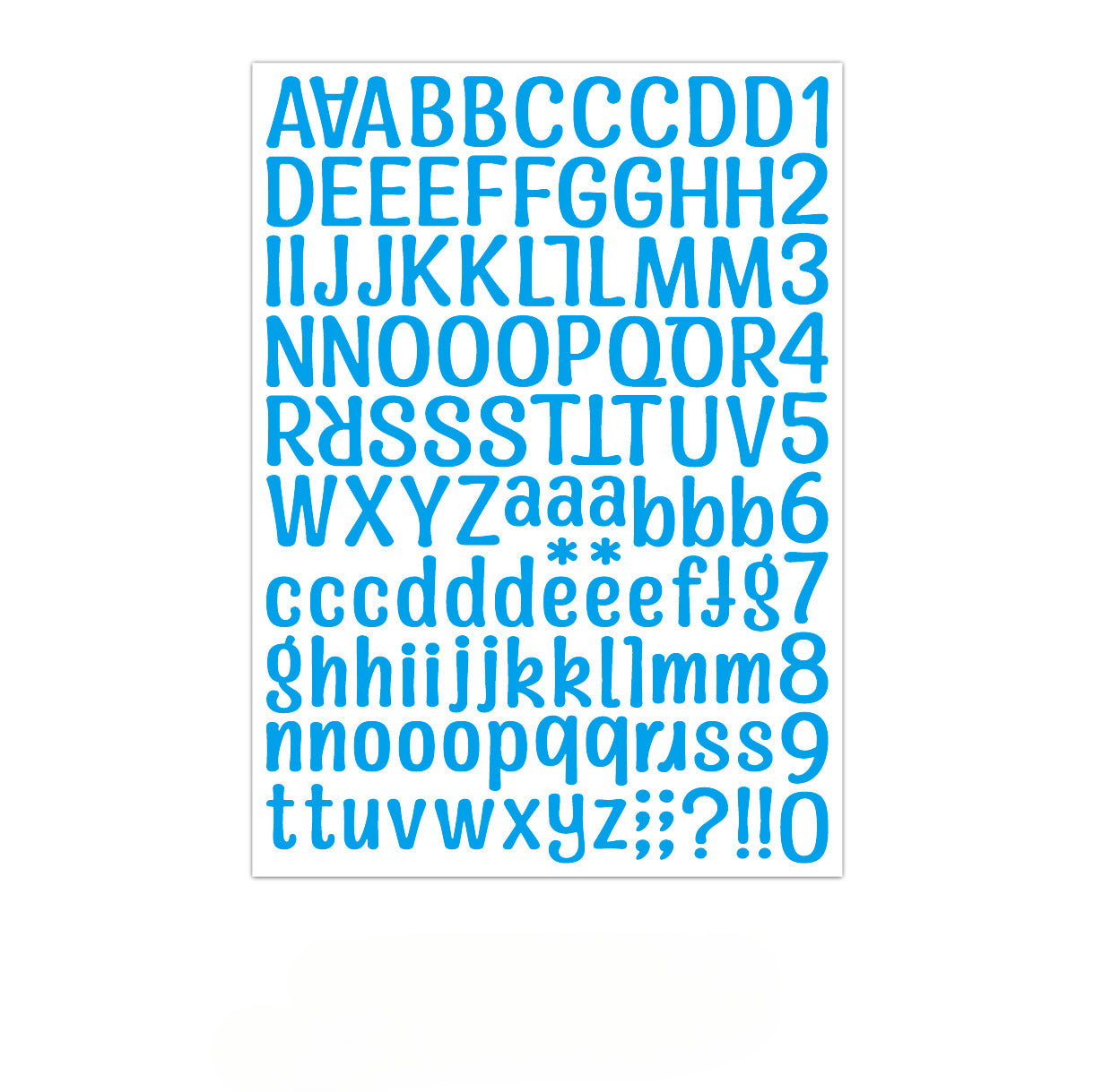 Wholesale 24PCS/PACK Self-adhesive DIY Letter Stickers