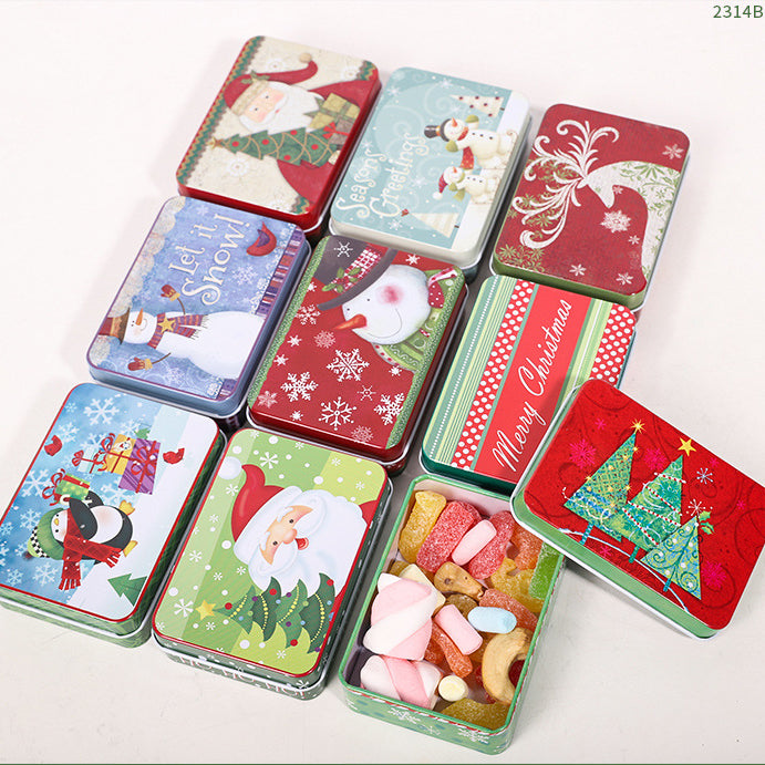Wholesale Tinplate Christmas Gift Box, Cookie Storage Box