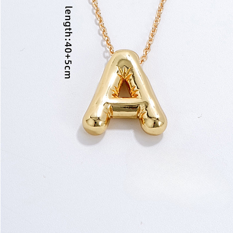 Wholesale Stainless Steel English Letter Necklaces