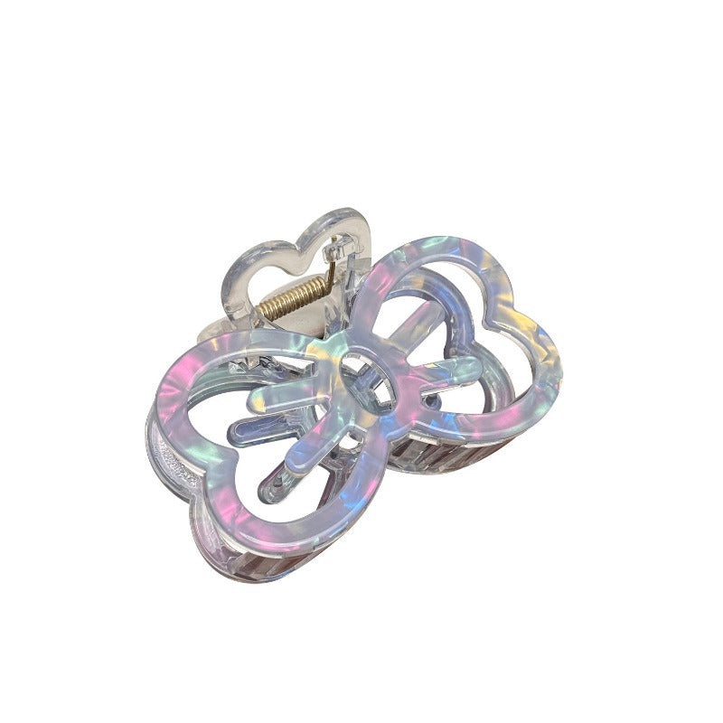 Wholesale Imitation Acetic Acid Cute Hollow Bow Sweet Girl Hairpin