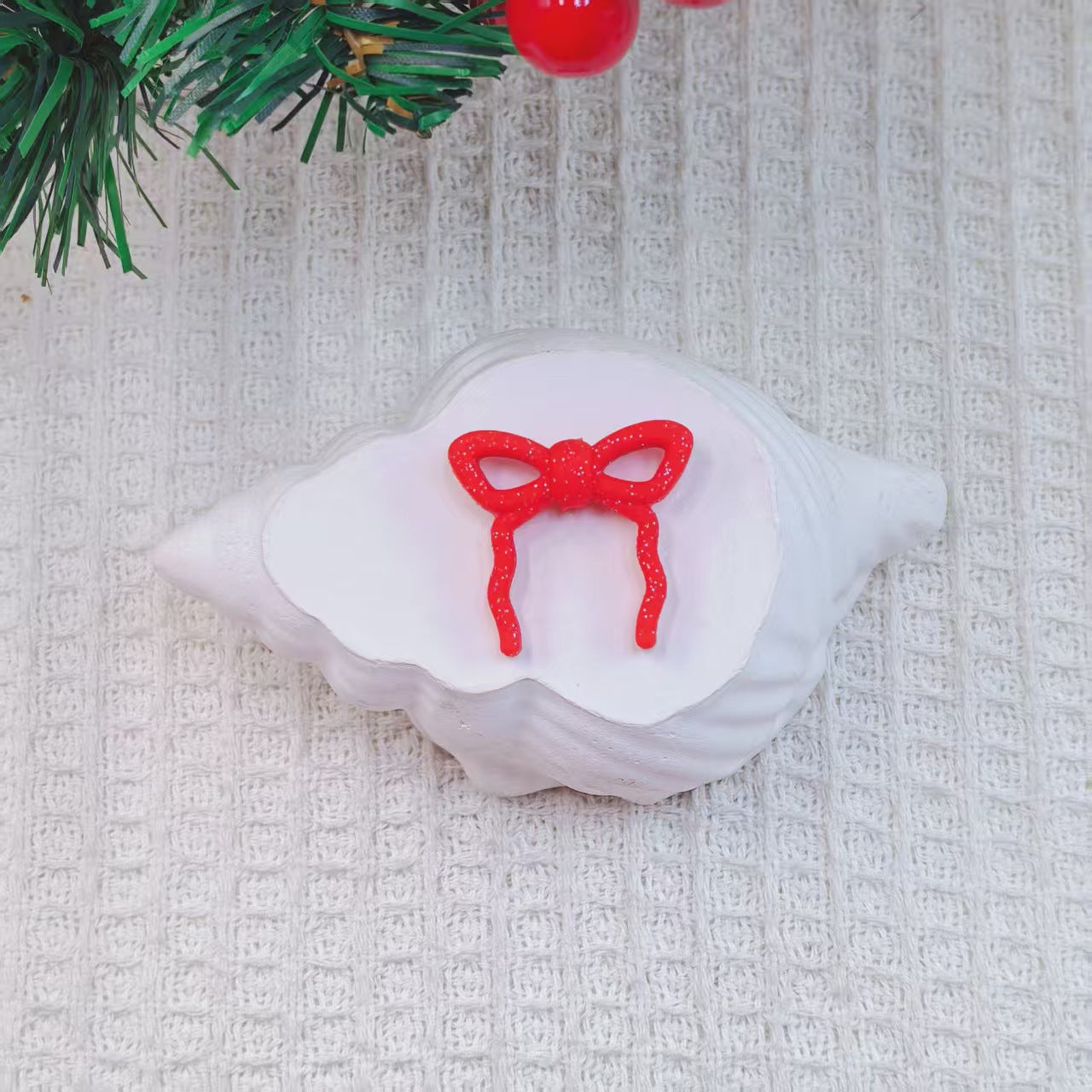 Wholesale 10pcs 2D Colorful and Cute Bows Silicone Beads  DIY Beads