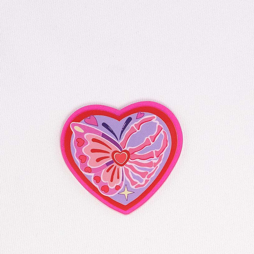 Wholesale 10PCS Valentine's Day Series Peach Heart Bag Pin DIY Patch Jewelry Acrylic