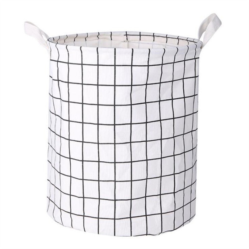 Wholesale Cotton and Linen Large Capacity Foldable Storage Baskets