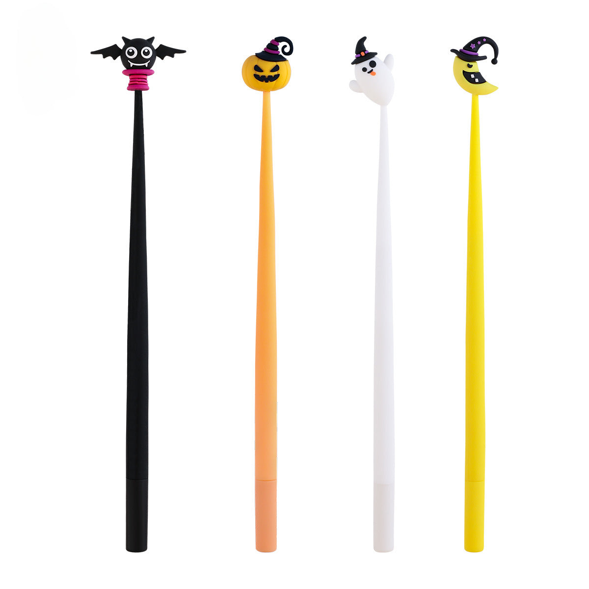 Wholesale Random Black Plastic Gel Pen Halloween Styling Pen