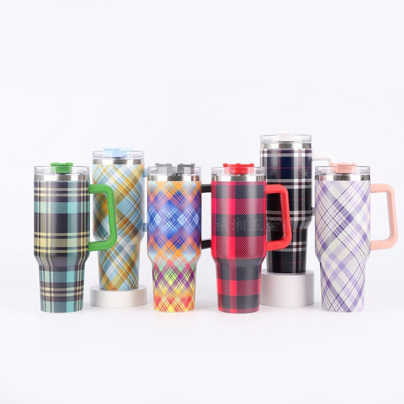 Wholesale Tumbler Stainless Steel Insulation Large Capacity Handle Outdoor 40oz Ice Cup