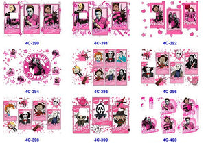 Wholesale 10pcs/pack Pink Death God Credit Card Stickers Decals