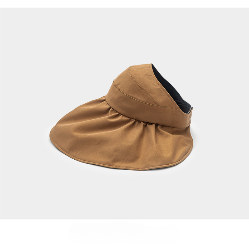 Protección de verano de nylon al por mayor gorro de sol de pegamento negro