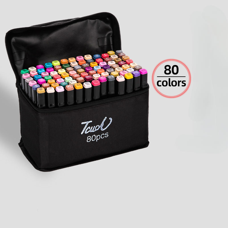 Wholesale Double-ended Oily Plastic Marker Pen Set