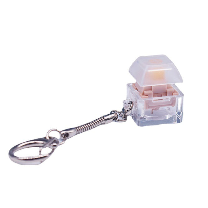 Wholesale Random ABS Fingertip Pressure Reducing Axle Tester Keycap Pendant Mechanical Key Fidget Keychains