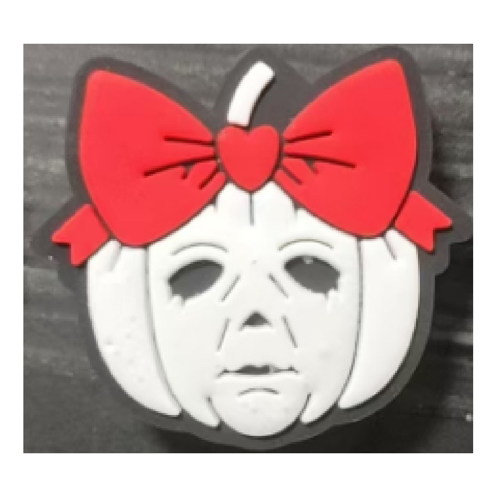 Wholesale 10pcs 2D Bow Bell Silicone Beads DIY Beads