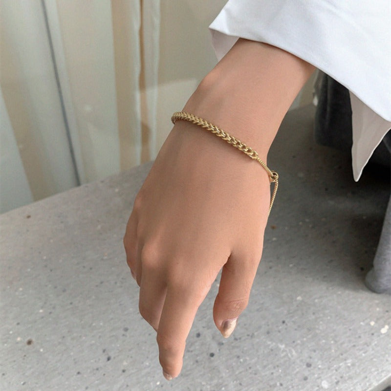 Wholesale Pull Braided Titanium Steel Bracelet