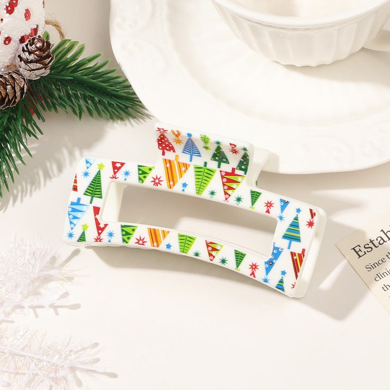 Wholesale Christmas Cute Sweet Print Shark Hair Clips