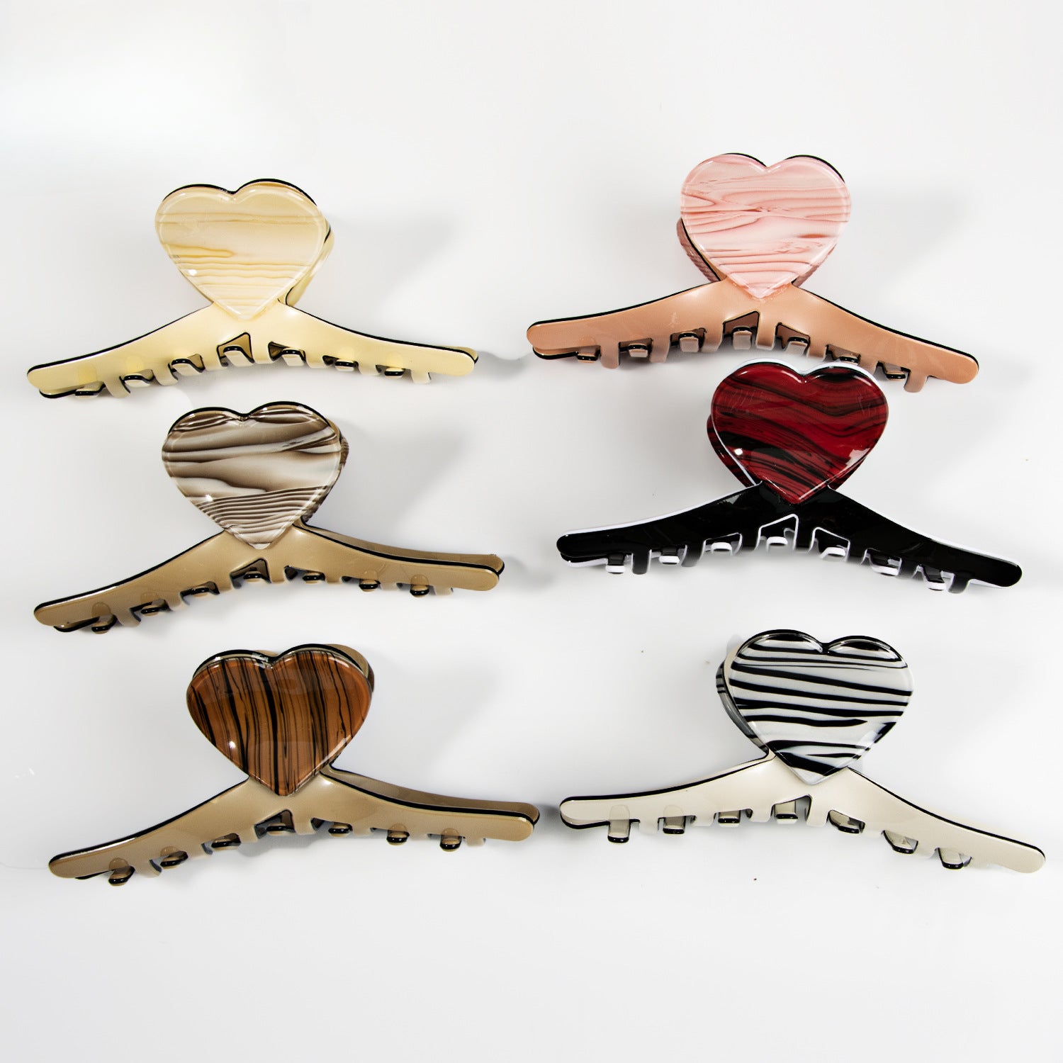 Wholesale Valentine's Day 10cm High Ponytail Clamp