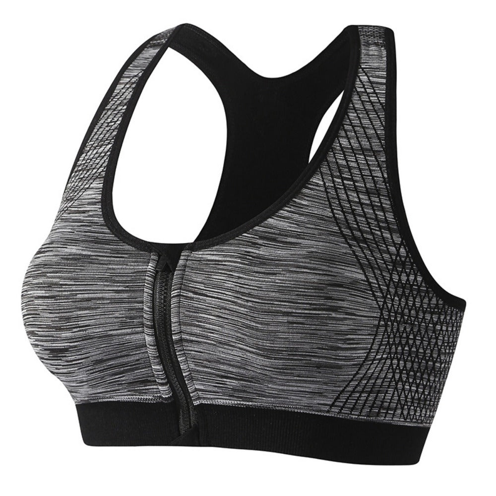 Wholesale Quick-drying Running Shockproof Zipper Yoga Vest