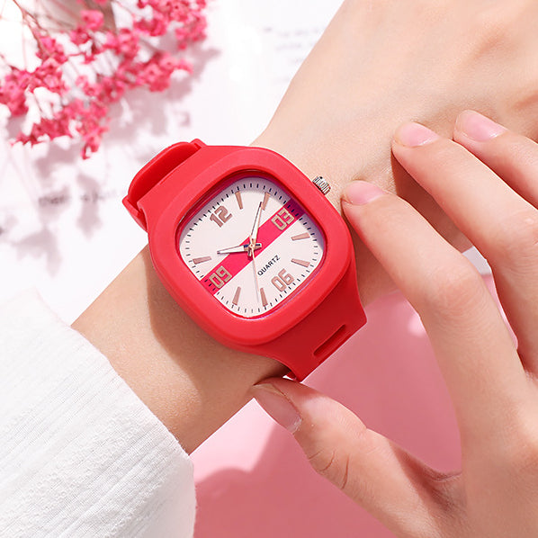 Wholesale Silicone Square Watch