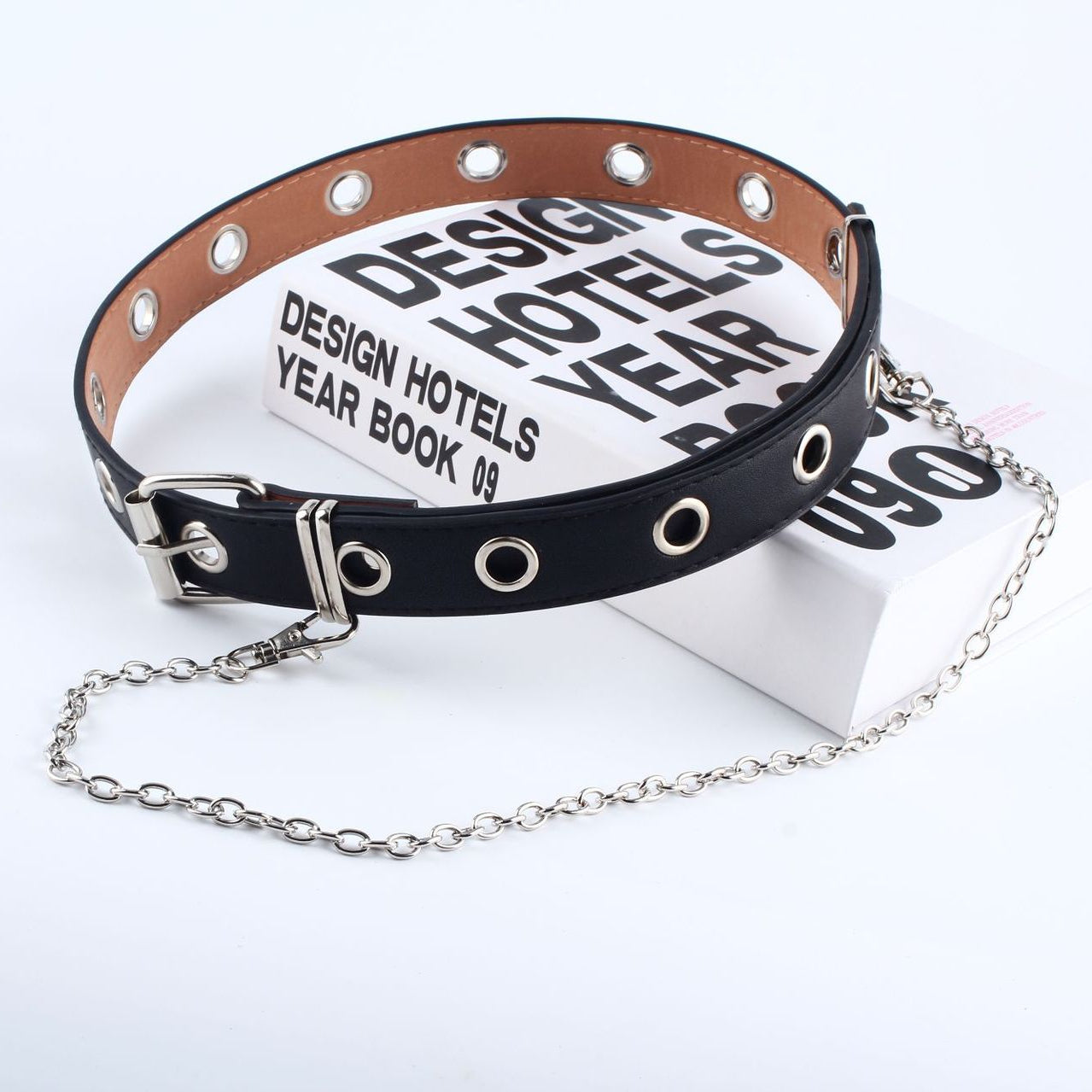 Whoelsale PU Pendant Chain Decoration Punk Style Waistband