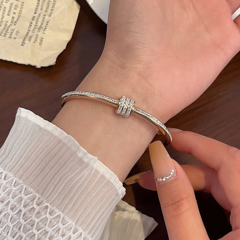 Wholesale Diamond Bracelet Titanium Steel Bracelet