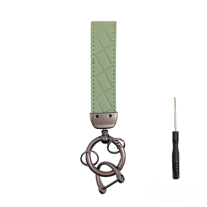 Llavero de cordero de gamuza de cuero al por mayor