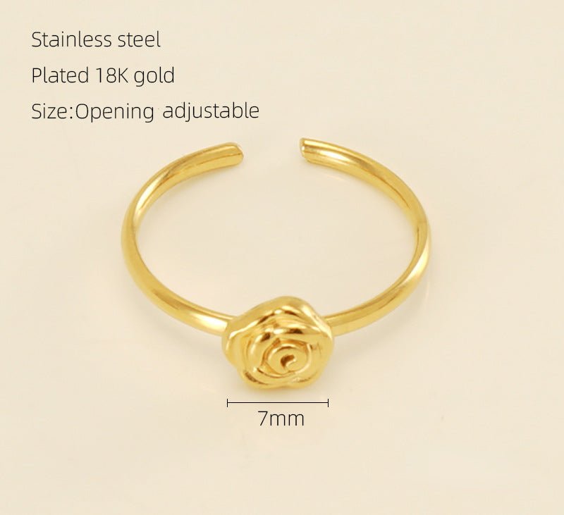 Wholesale of New Stainless Steel Gold-plated Rings
