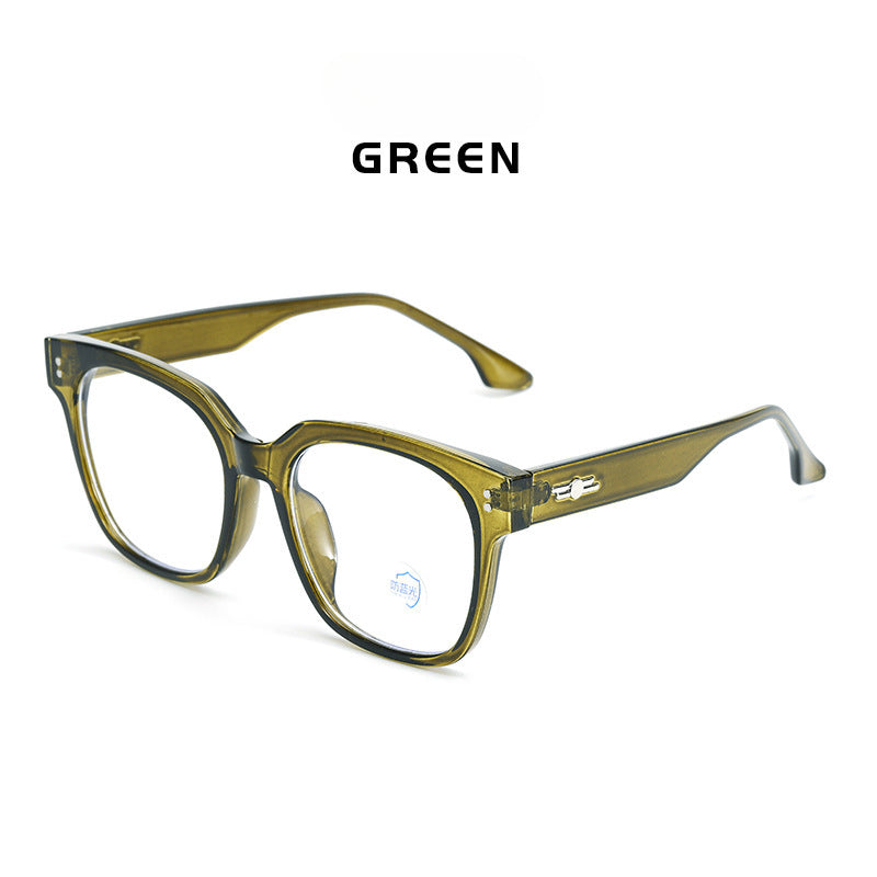 Wholesale New Large Frame Square Thick Frame PC Sunglasses