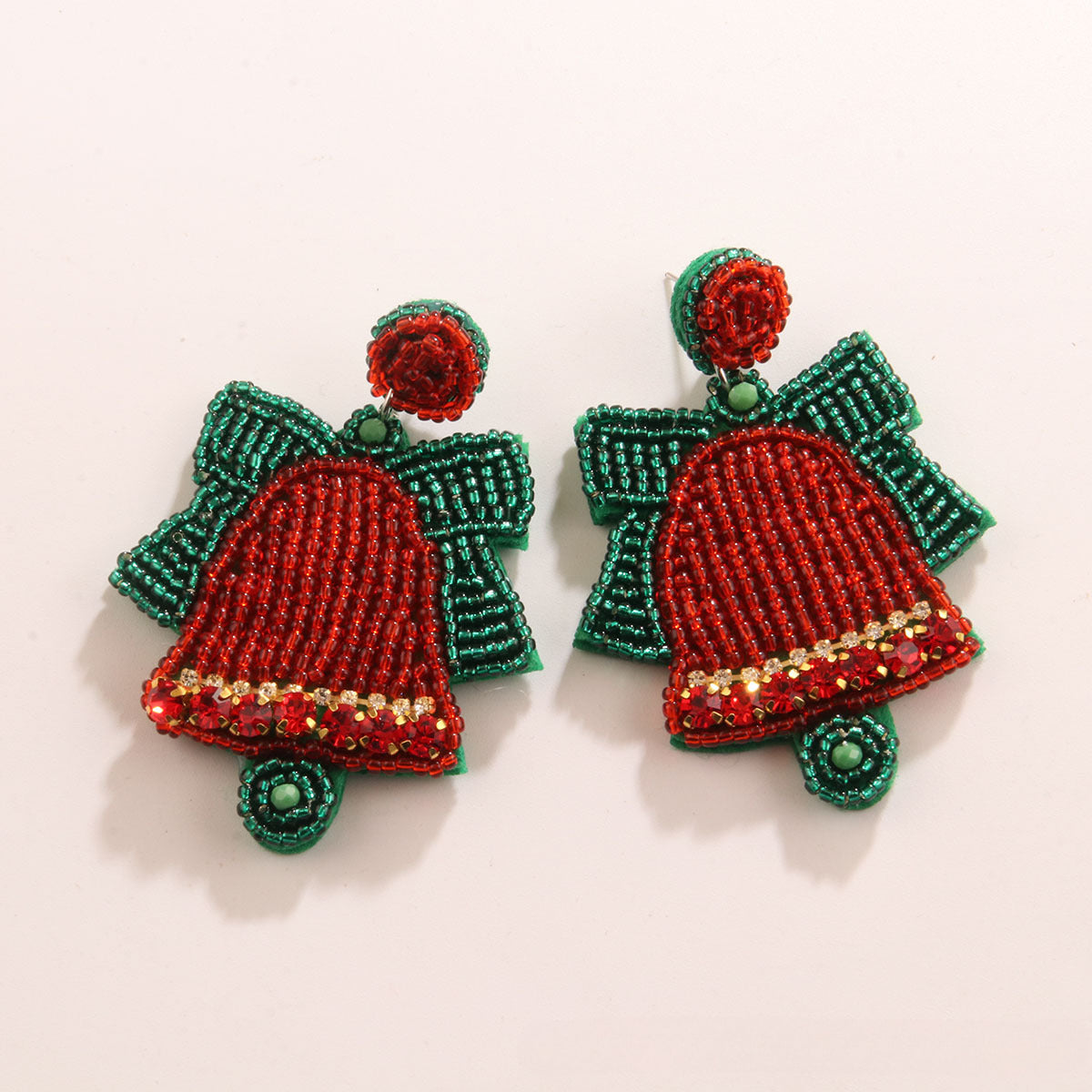 Wholesale Handmade Creative Christmas Rice Bead Earrings and Earrings