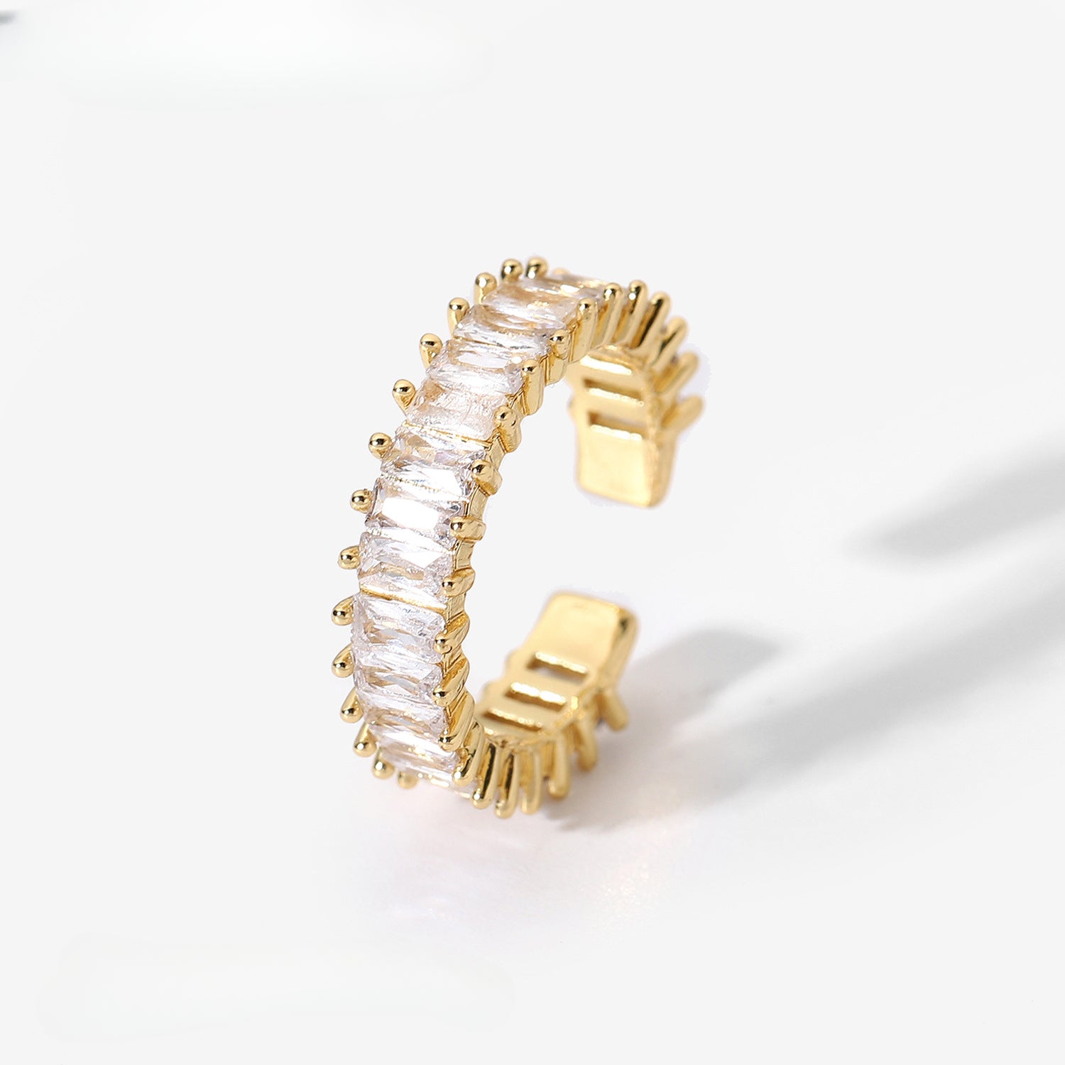 Wholesale Non Fading Zircon Copper Rings