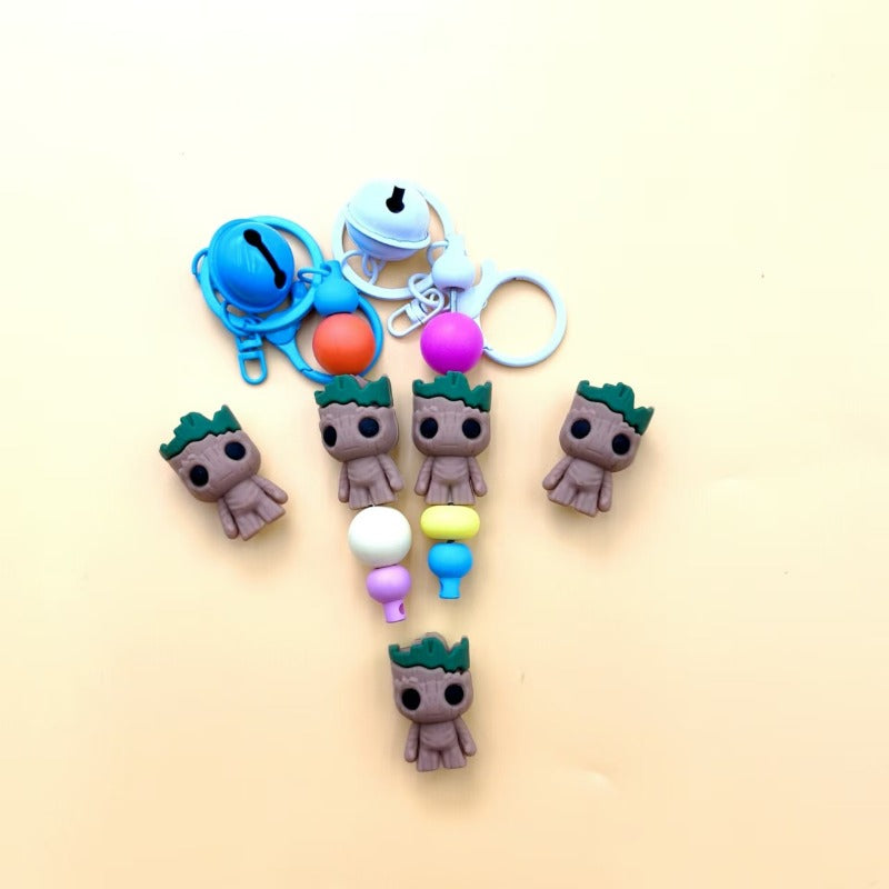 Wholesale 10pcs 3D Cartoon Cute Silicone Beads
