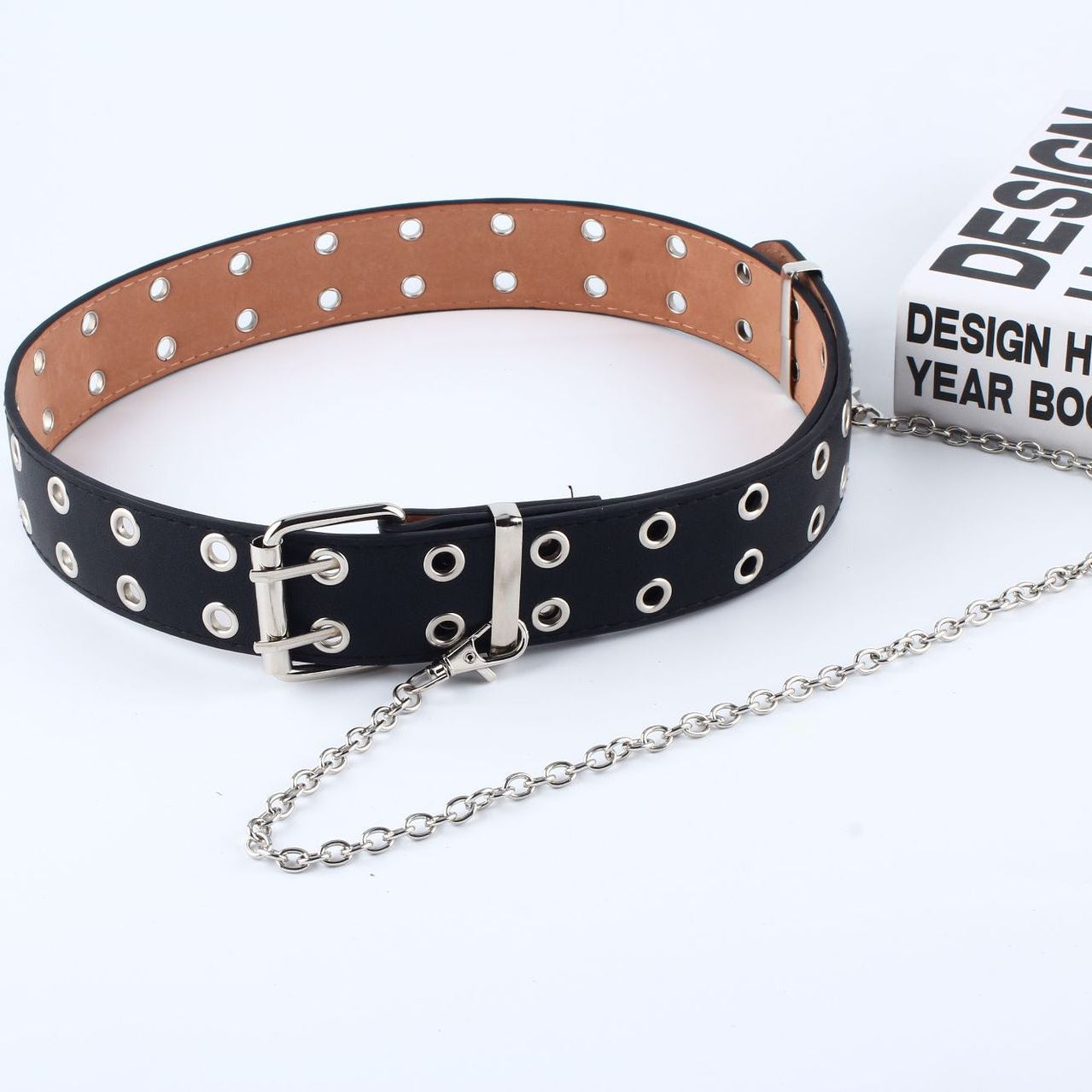 Whoelsale PU Pendant Chain Decoration Punk Style Waistband