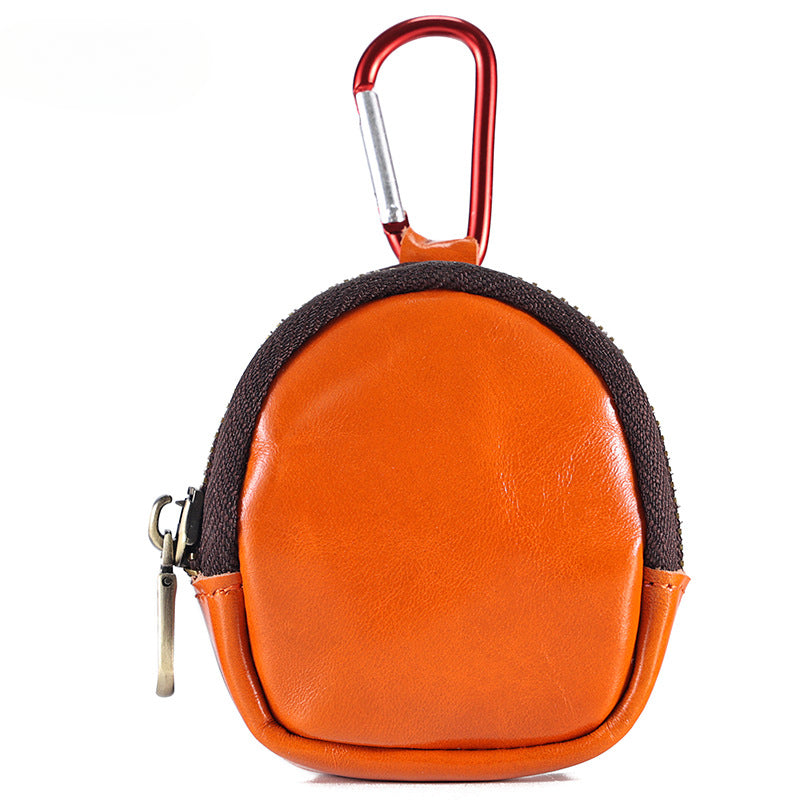 Wholesale Coin Purse Multifunctional Earphone Storage Bag Genuine Leather