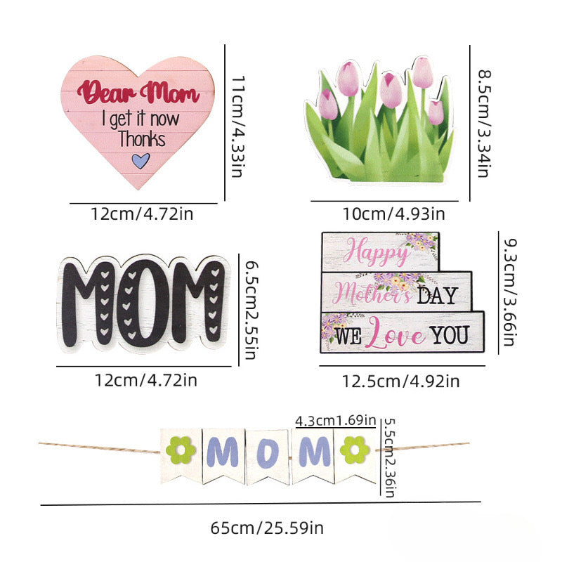 Wholesale of Mother's Day Pallets and Wooden Ornaments