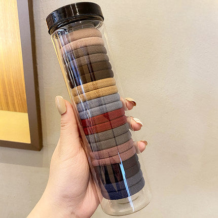 Wholesale of 20 Canned High Elasticity Fabric Hair Ropes