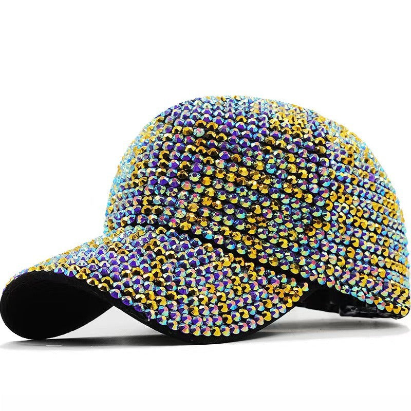 Wholesale Colorful Rhinestone Baseball Caps