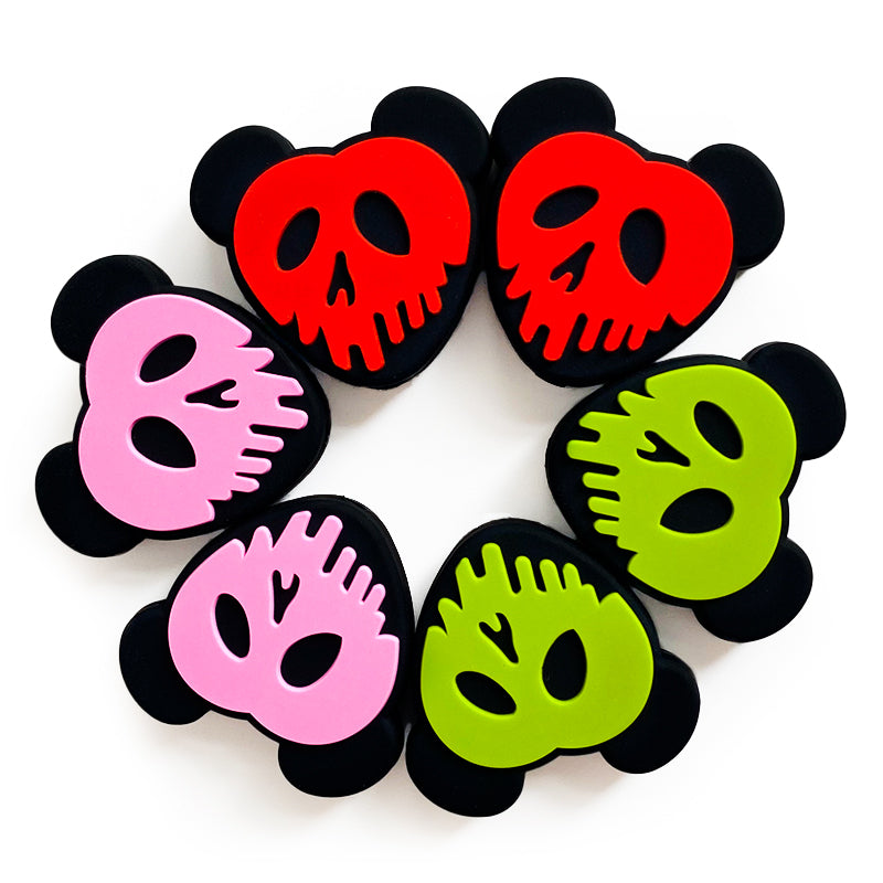 Wholesale 10PCS Halloween colored silicone Focal beads