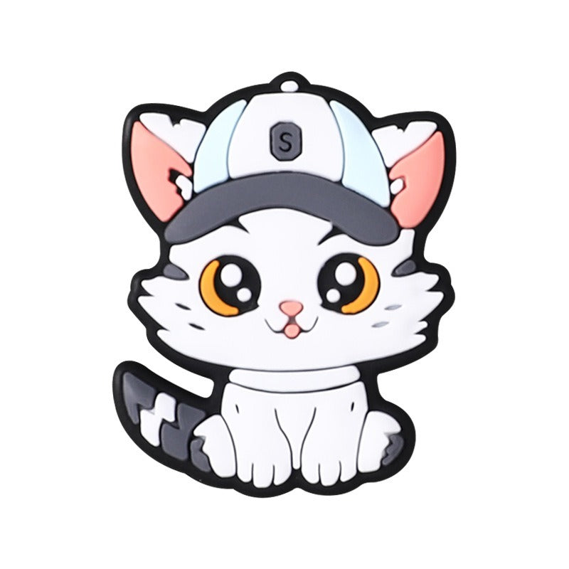 Wholesale 20pcs Kitten Baby Cartoon Pacifier Anti-chain DIY Beading