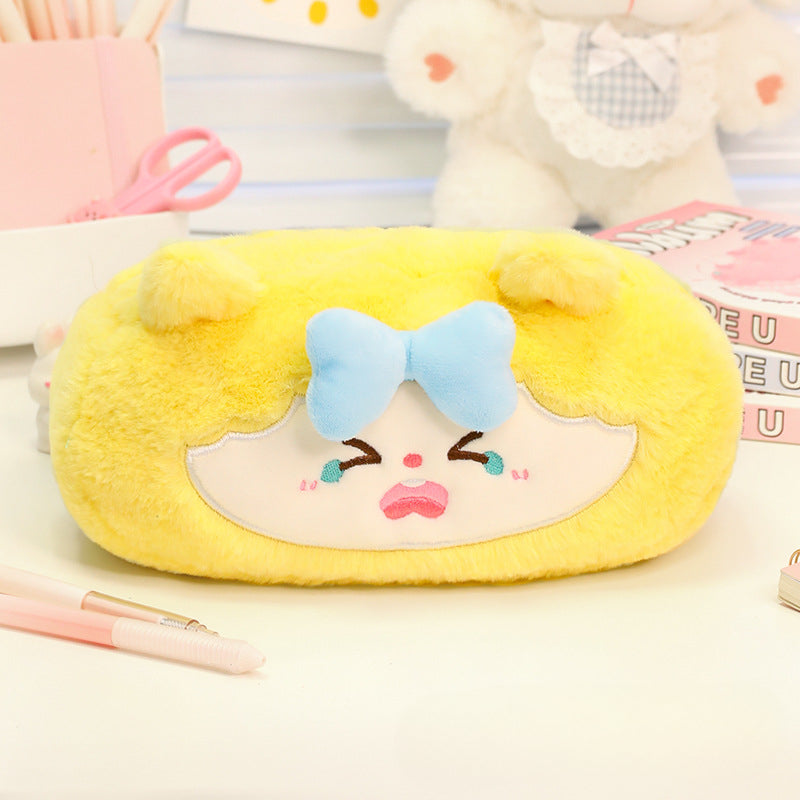 Wholesale Large Capacity Cartoon Plush Pencil Case