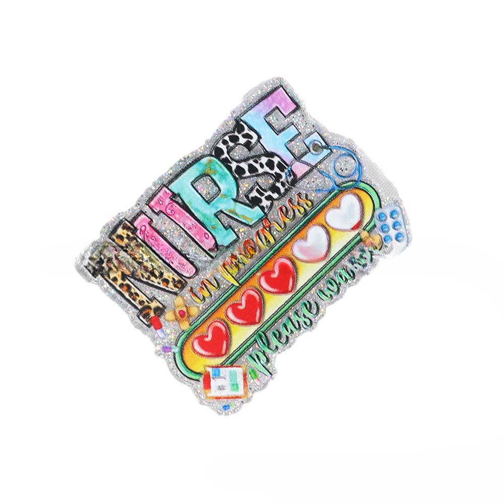 Wholesale 10pcs Pink Teacher Stationery Acrylics