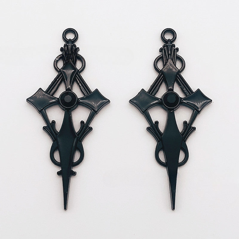 Wholesale 30PCS New Cross Sword DIY Zinc Alloy Pendant