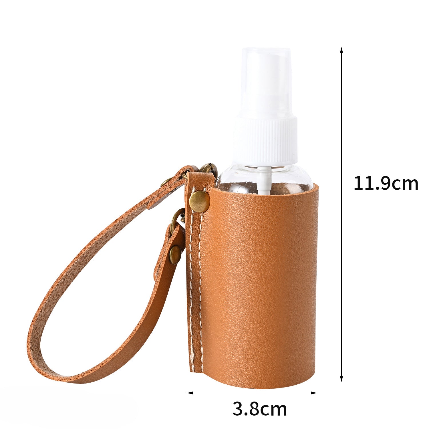 Wholesale PU Bottle Case Keychain