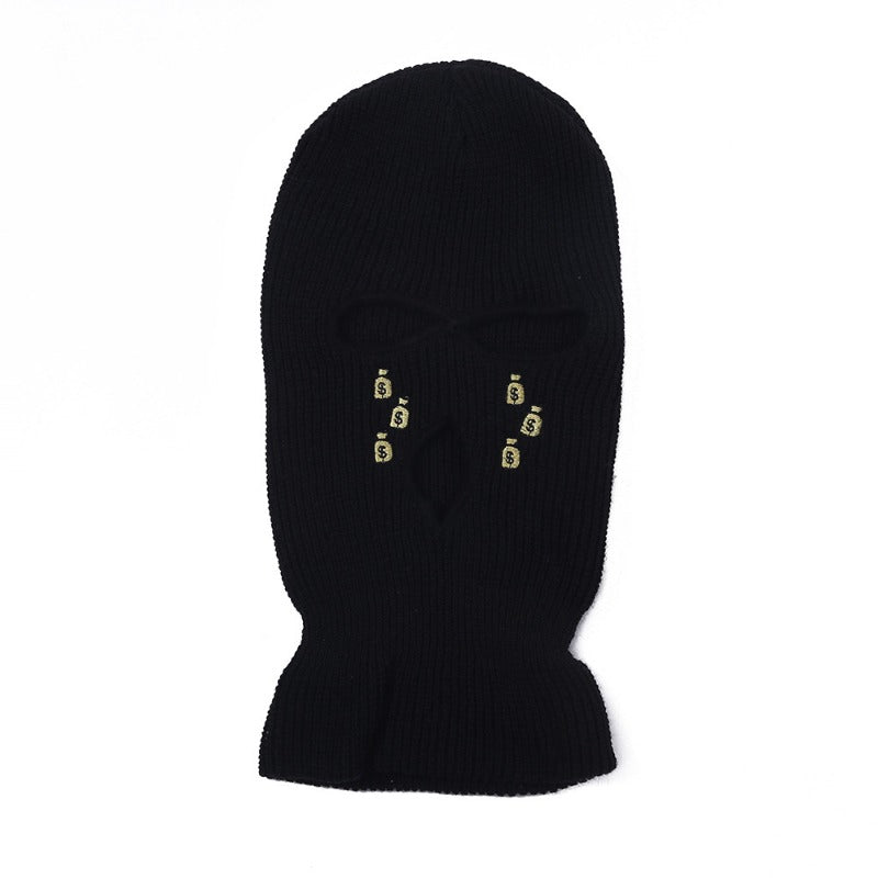 Wholesale Batch Winter Three Hole Hat Money Tears Knitted Hat