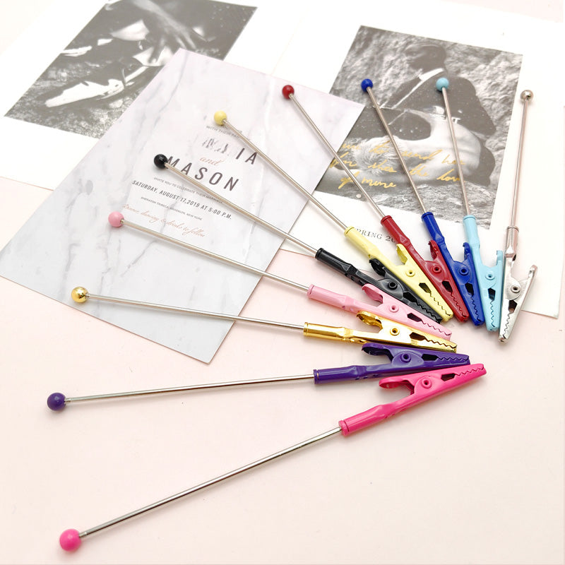 Wholesale Beadable Alligator Clips ATM Card Taker