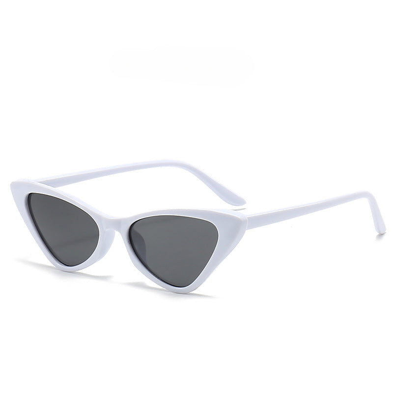 Wholesale Irregular Cat Eye Triangular Small Frame Y2K PC Sunglasses